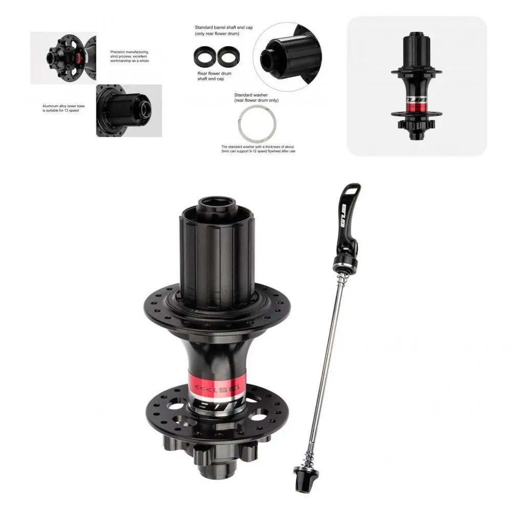 

Anti-corrosion Fits Well Front Rear 32 Hole Sealed Bearing Bike Hub for Repair