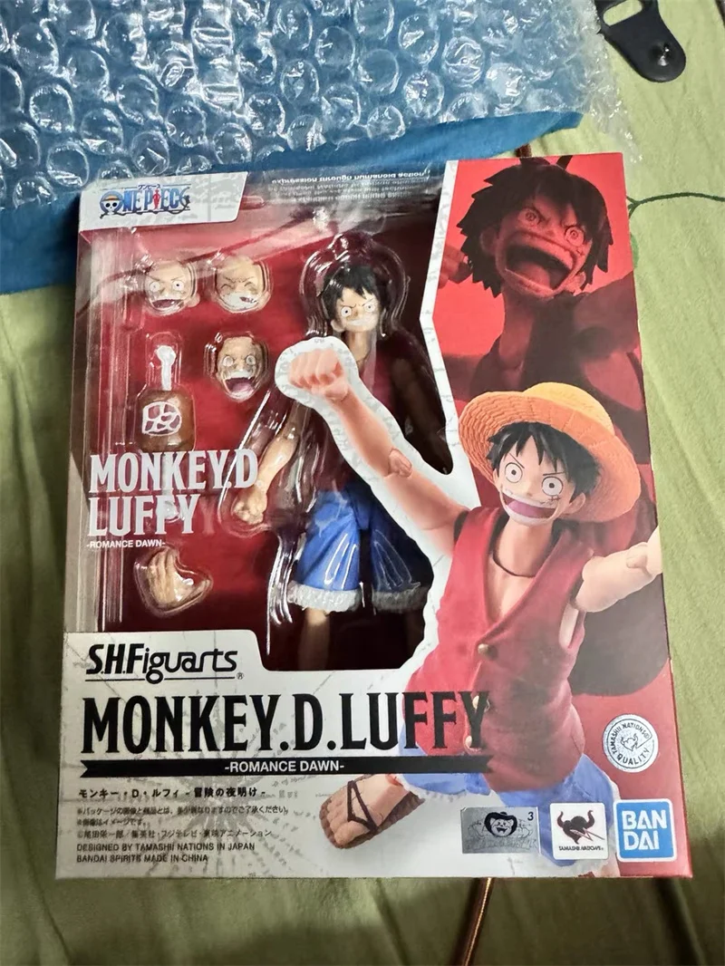 Женская 100% оригинальная Bandai S.H фигурка цельная обезьяна д Луффи Романтика