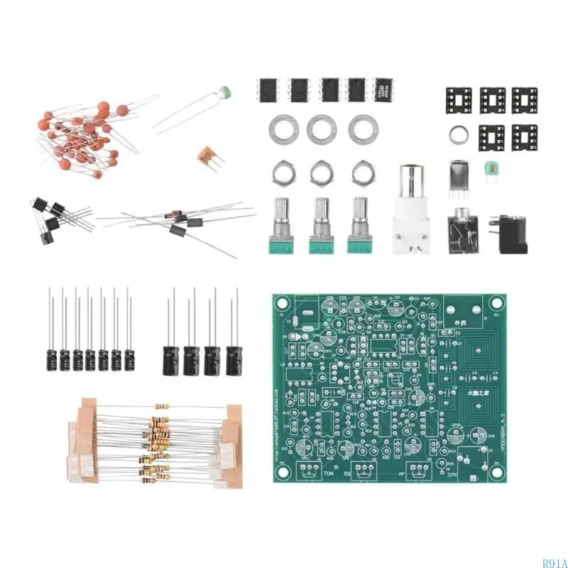 Фото R91A Радиоприемник DIY 118 136 МГц Высокая чувствительность с полосовым проходным фильтром для авиационной связи в течение км №5
