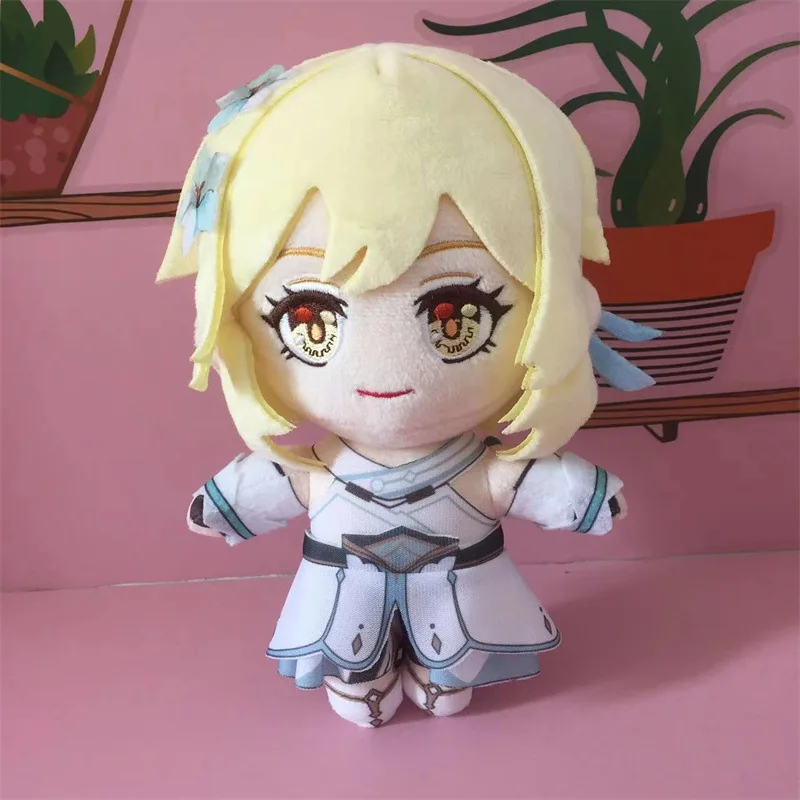 

20cm Plush Genshin Impact Lumine Plush Cotton Doll Pillow Cosplay Cartoon Props Accessories