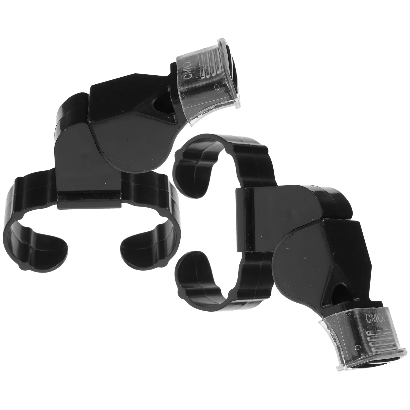 

2 Pcs Soccer Whistle Outdoor Hiking Camping Basketball Sports Whistles Ring Referee Abs Adults