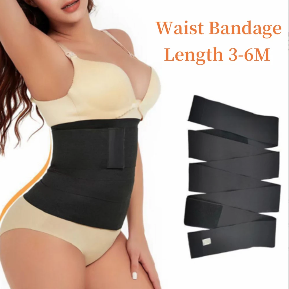 Waist Bandage Wrap Trimmer Belt Waist Trainer Body Shapewear Tummy Woman Flat Belly Slimming Gain Postpartum Sheath Belt Corset