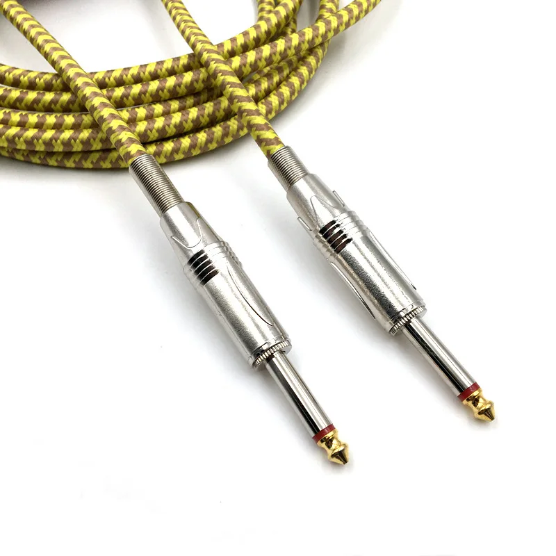 

3/5/10M Guitar Cable Premium Electric Instrument Bass Cable AMP Cord Noise Reduction Audio Shielding Cable Guitar Accessories