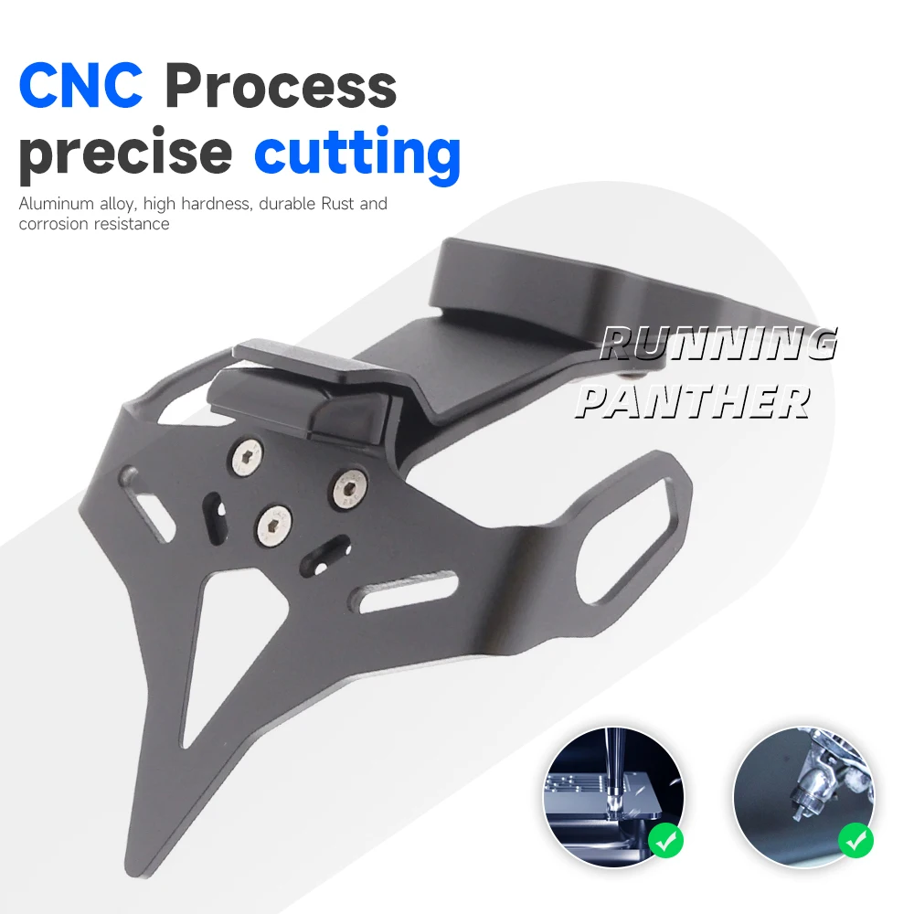 Задний короткий хвост мотоцикла аккуратный держатель номерного знака кронштейн