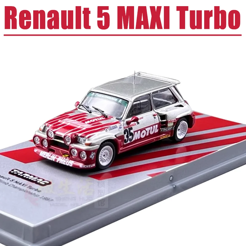 Tarmac Works 1/64 Renault 5 MAXI Turbo игрушечный автомобиль из сплава литая под давлением