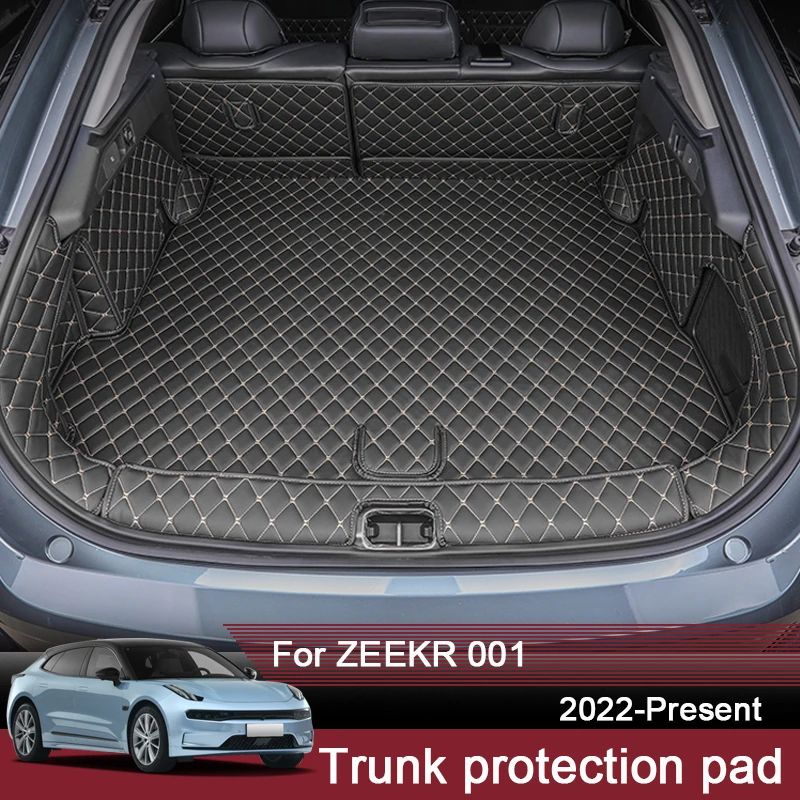 

Car Styling Custom Rear Trunk Mat For ZEEKR 001 2022-Present Leather Waterproof Auto Cargo Liner Pad Internal Accessories