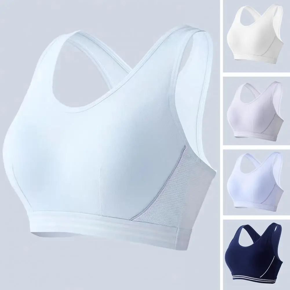 

Женский спортивный бюстгальтер, однотонный мягкий полосатый бесшовный высокоэластичный противоударный дышащий женский бюстгальтер с широкими бретельками, аксессуары для одежды