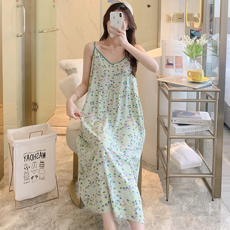 Sleepwear Night Dress Women Attractive Women's Nightwear Nightgowns Big Size Women's Clothing One Piece Women Clothing Fashion