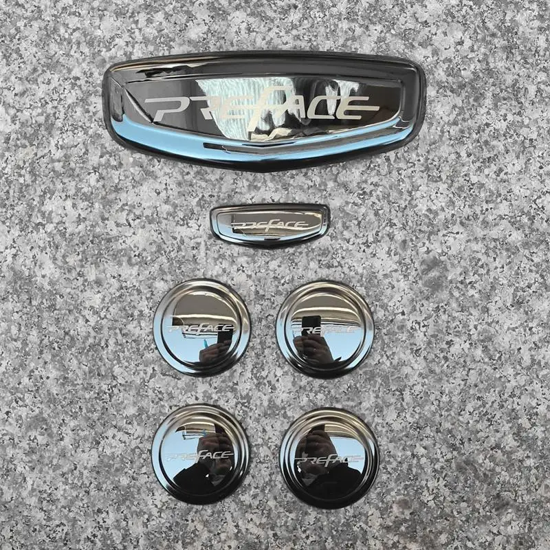 

Наклейка на автомобиль для Geely Monjaro Xingyue L 2021-2023, наклейка с логотипом передней панели автомобиля, декоративная наклейка на бампер, черное углеродное волокно