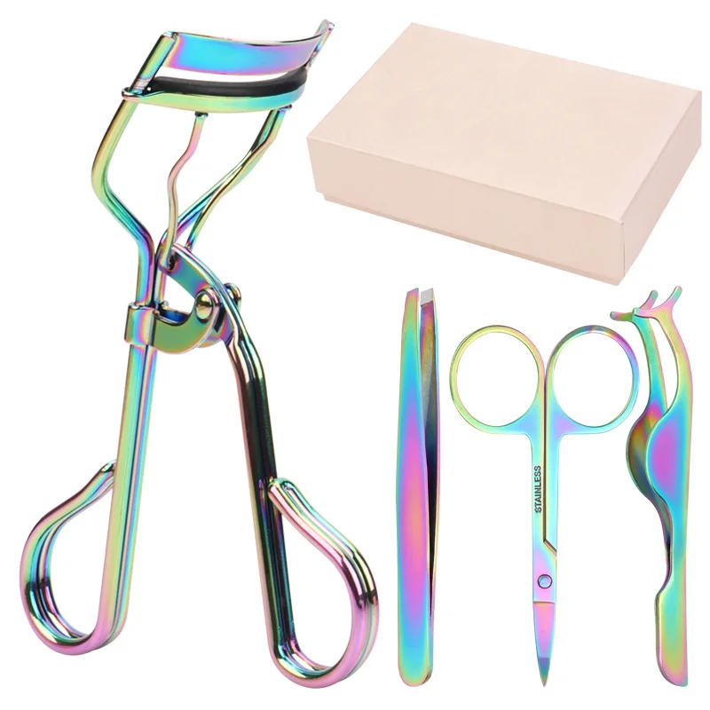 

4-Pack of Eyelash Tools False Eyelash Applicator Brow eyeBrow Scissors