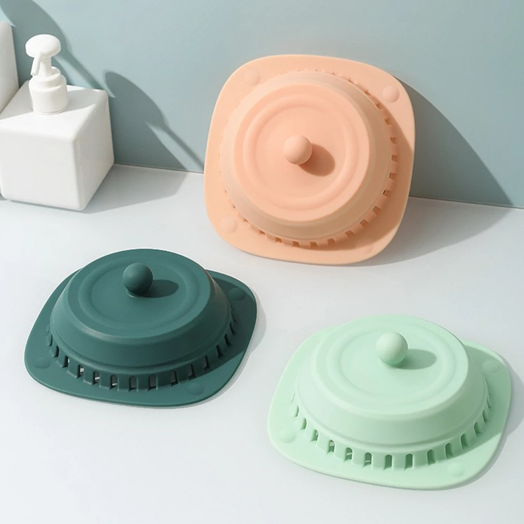 

Сливная Ловца для волос квадратный силиконовый напольный фильтр для ванной комнаты в отеле защита от запаха защита от насекомых сливная ло...