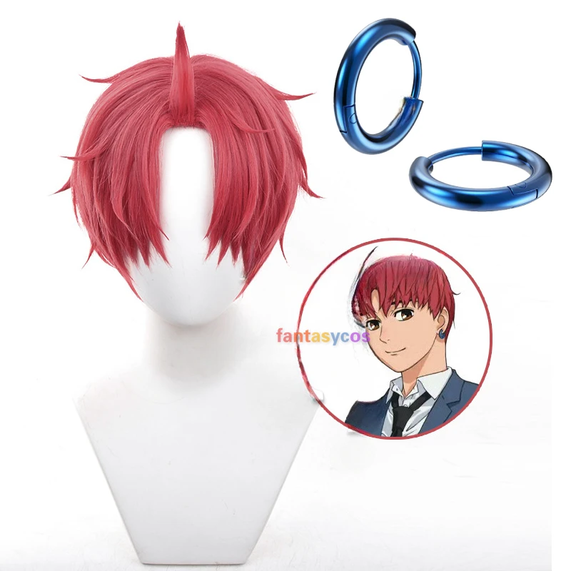 Парик для косплея Цзинь Enjoji из аниме Дандан термостойкий синтетический мужчин