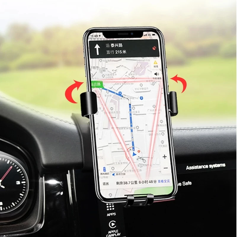 

Car Phone Holder For BMW 1 2 3 4 5 6 7 Series X1 X2 X3 X4 X5 Car Styling Bracket GPS Stand Rotatable Support Mobile Accessories