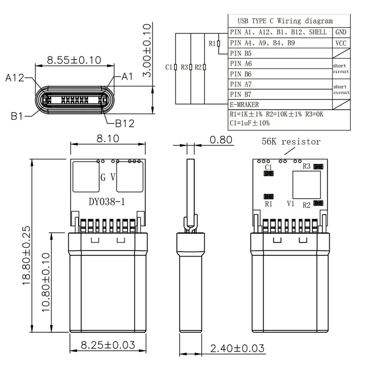 10 шт. 12 В плата-приманка PD/QC модуль быстрой зарядки с оболочкой PD 2 3 0 триггер