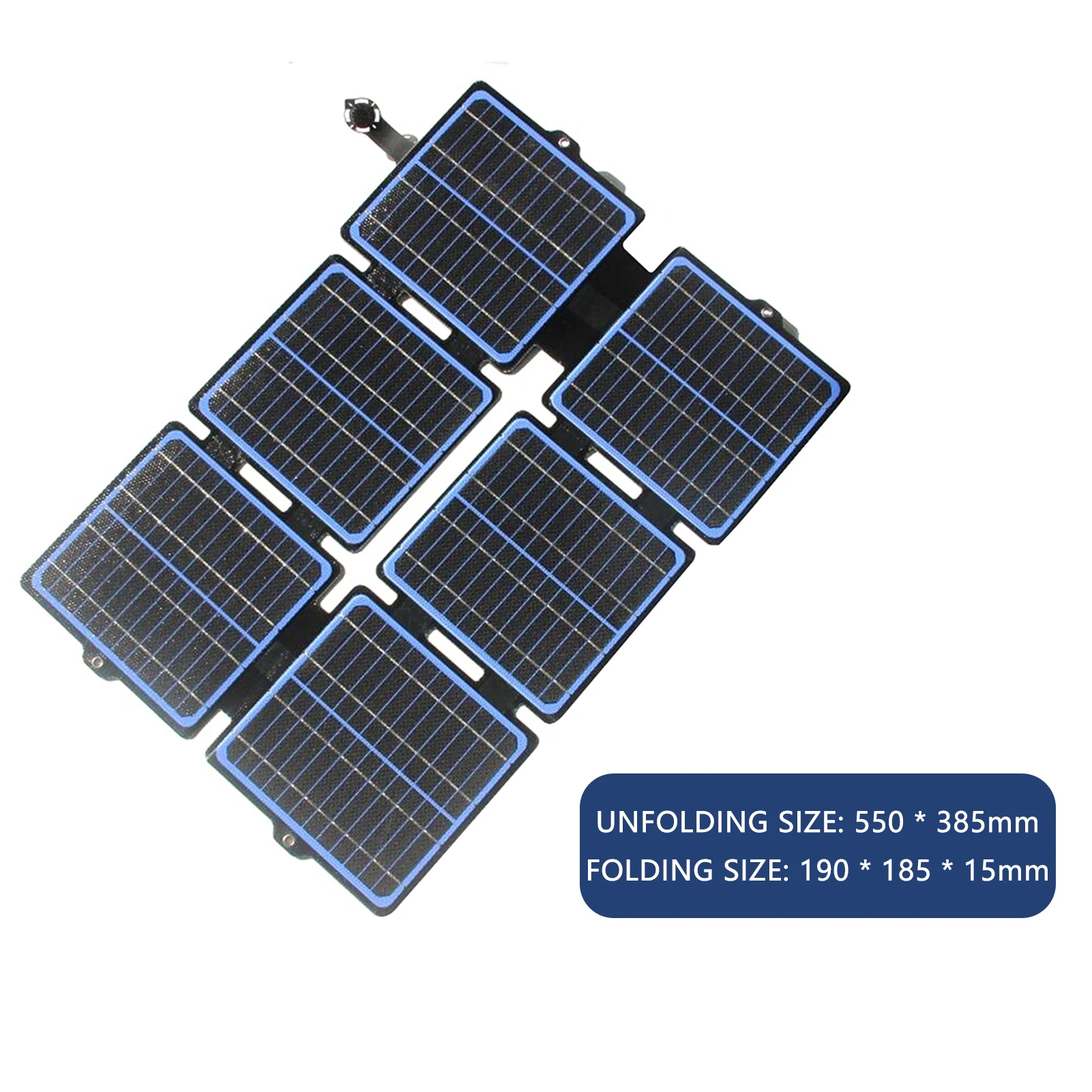 

Solar Charger with Solar Cell with Small and Portable Size for Power Bank Camping Lights