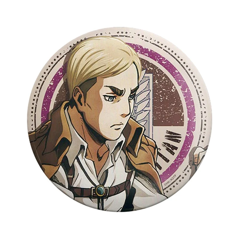 Брошь Titans Attack Значки для косплея Mange Pins аниме on Titan Button Badge Коллекция подарков