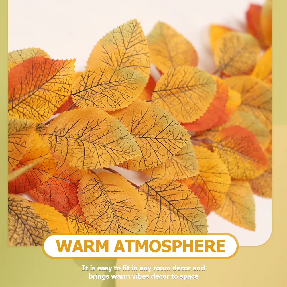 Гирлянда из искусственных листьев висящая лоза Рождество осень магнолия декор