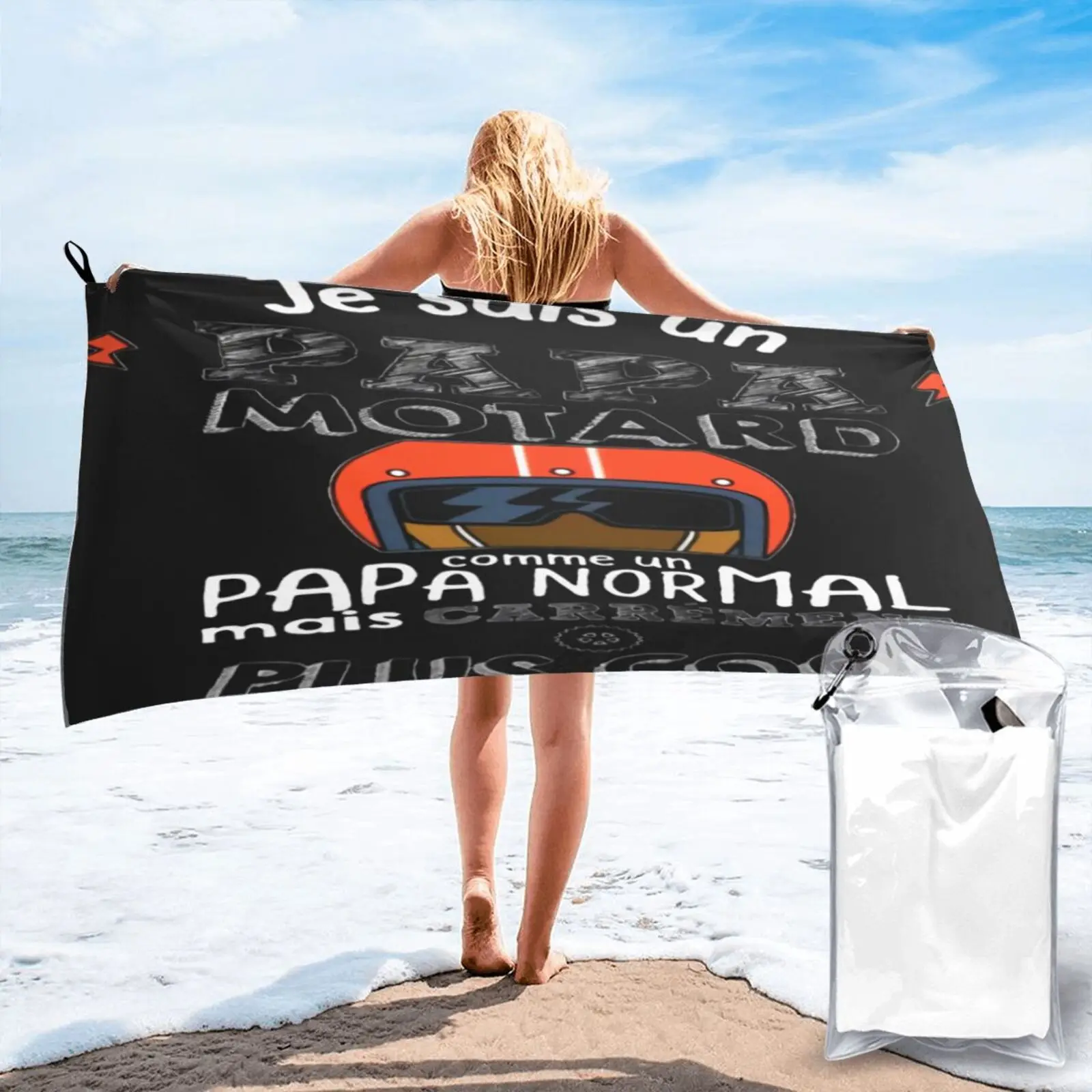 

Papa Motard Qualite Beach Towel Bath And Shower Baby Towel Sea Beach Towel Towels Bathroom Towels Bath Towel Bathroom Products