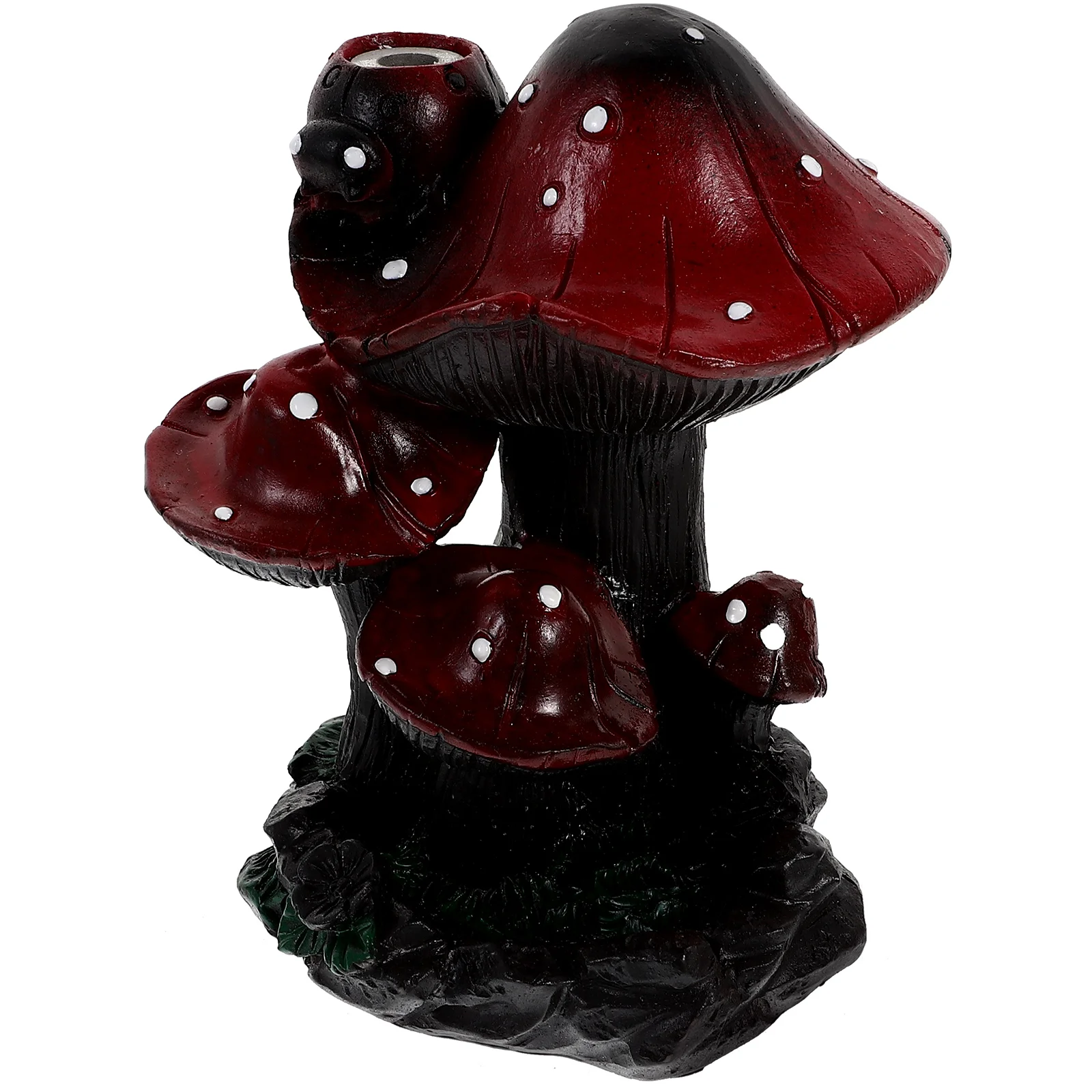 

Mushroom Backflow Censer Retro Decor Stove Aroma Burner European Style Resin Holder Powder