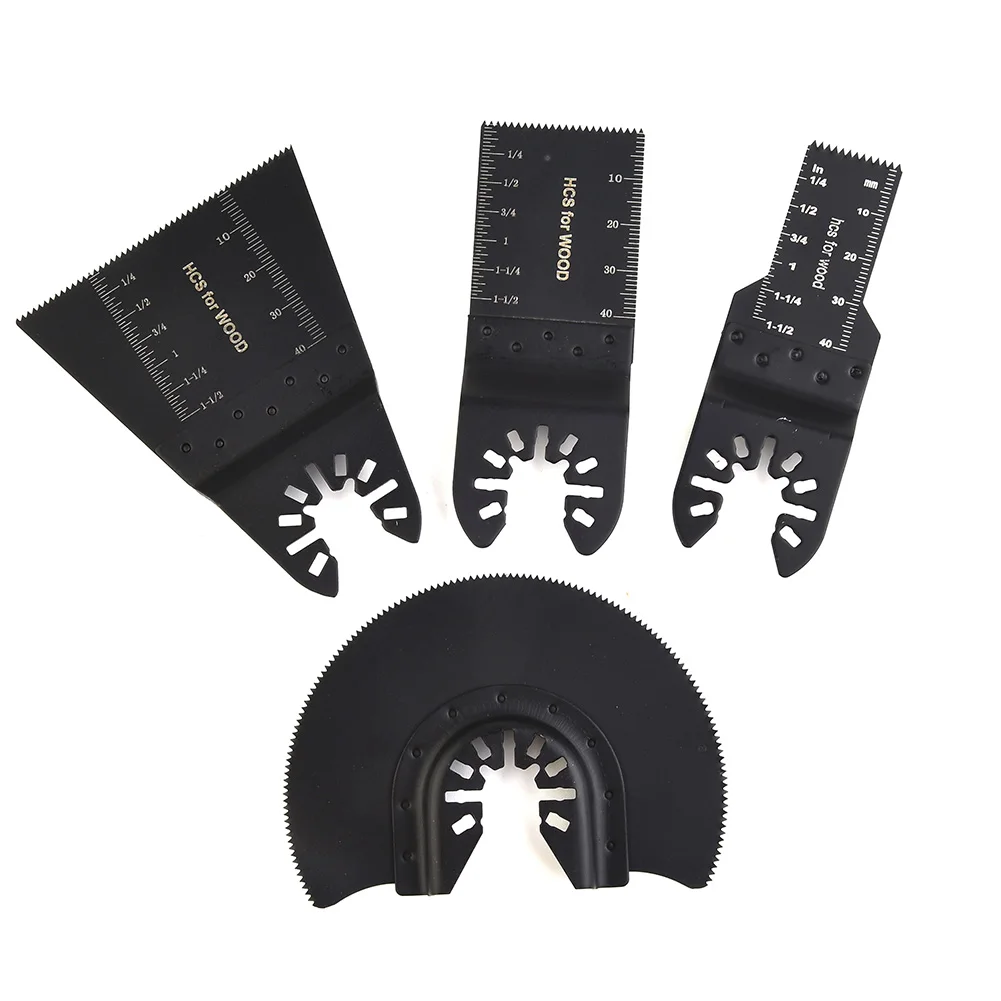 

4pcs/set Oscillating Tools Multi Tool HCS Saw Blade For Multimaster Renovator Po Dremel Accessories Festool Dremel Chainsaw