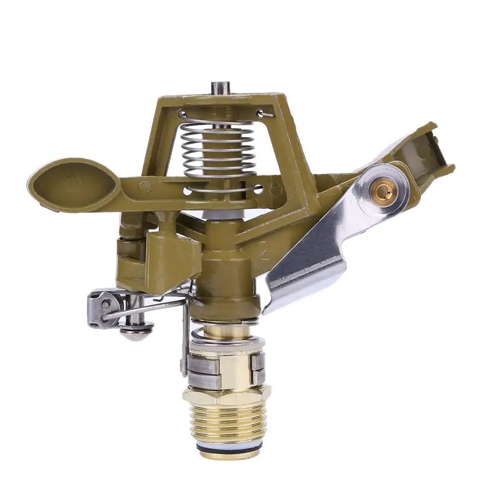 

1/2 Inch Copper Rotate Water Sprinkler Spray Nozzle Connector Rocker Arm Garden Irrigation Watering System Garden Tools