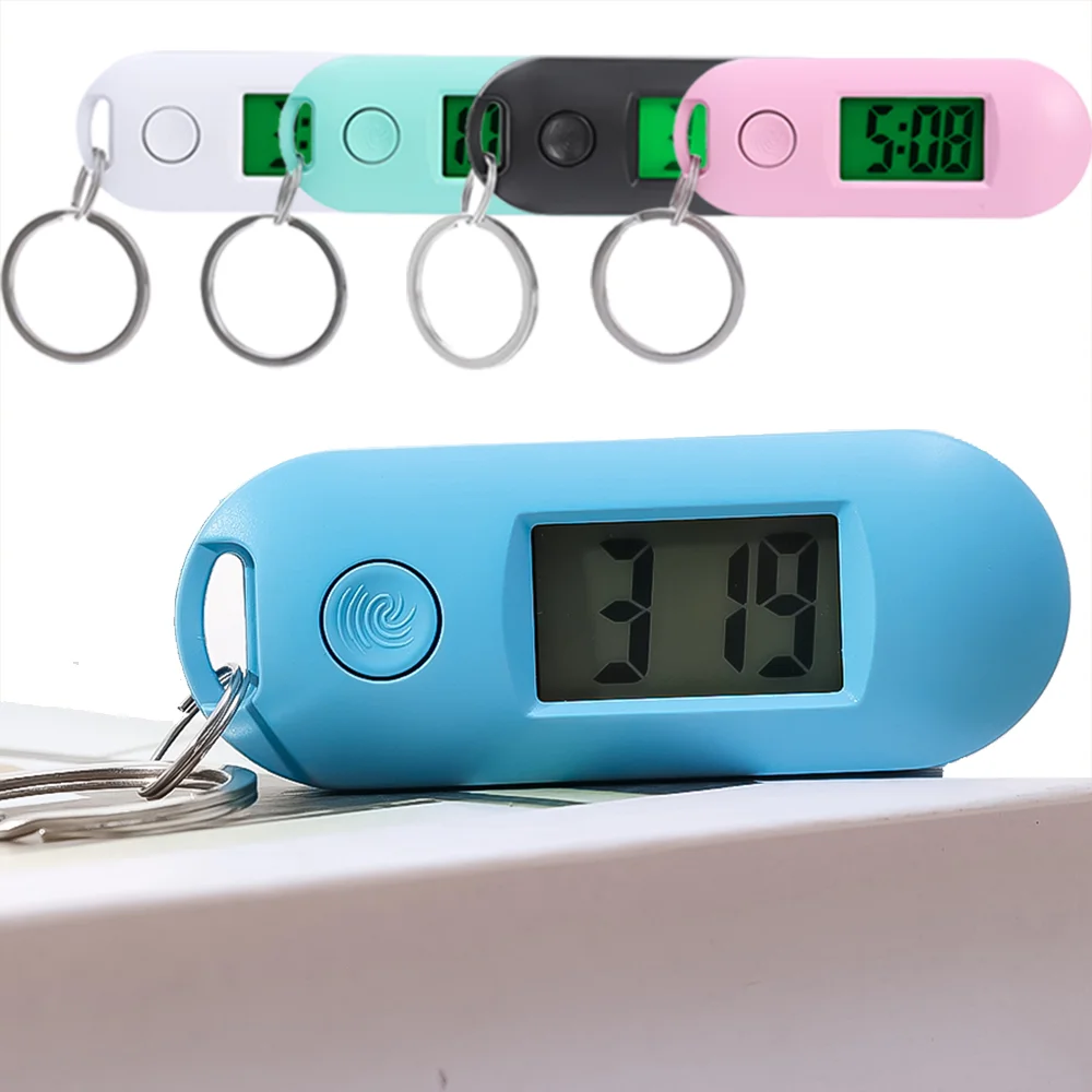 Battery Electronic Simple And Thin Mute Desktop Alarm Clocks For Office School Digital Table Dashboard