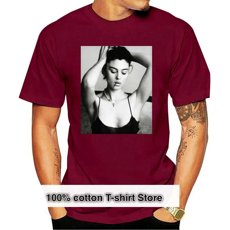 Футболка MAGLIA Lisa BELLUCCI ATTRICE модель MODA ITALIA MITO 2 S-3XL топы из 100% хлопка с коротким