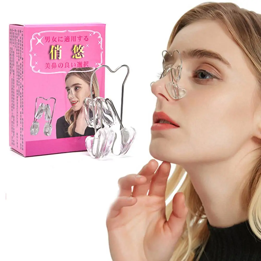 

Nose Up Lifting Shaping Shaper Orthotics Clip Beauty Corrector Clips Up Nose Clip Massager Nose Tool Straightening Slimming W3O5