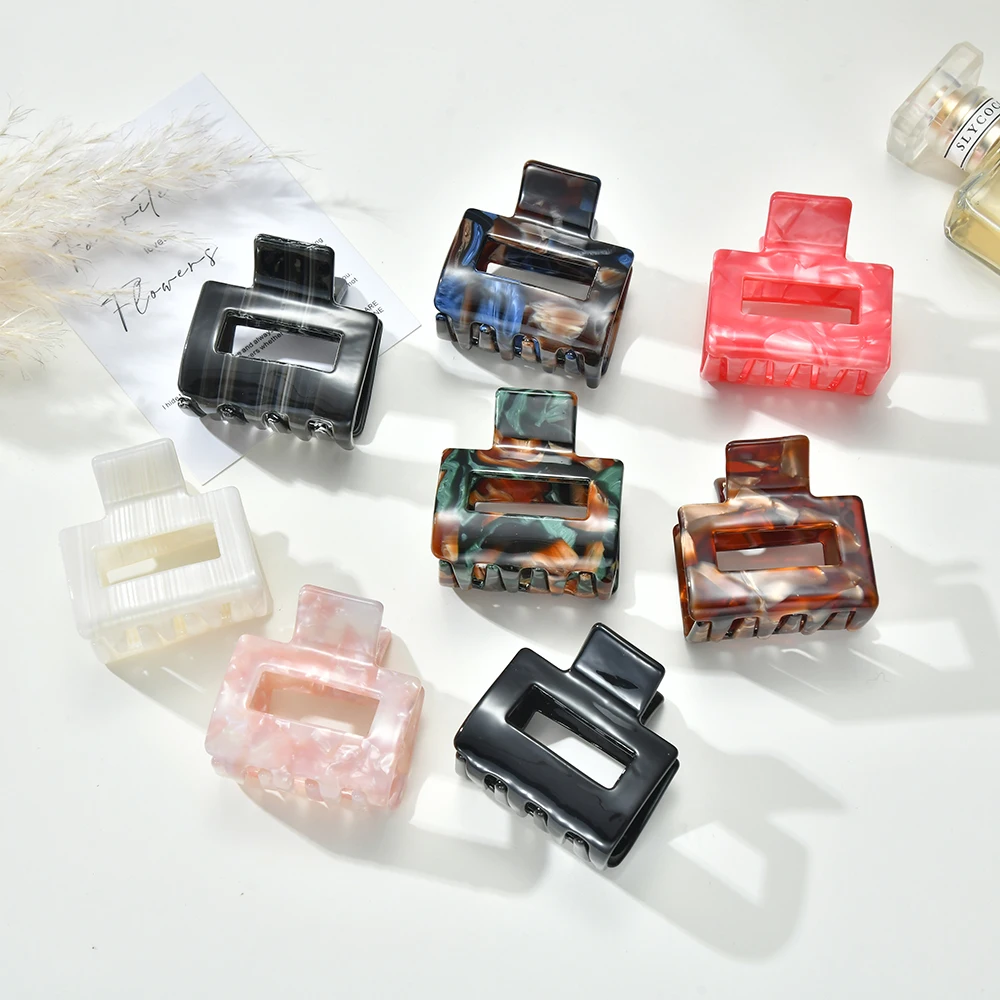 Новейшая заколка для волос ацетатный красочный корейский стиль INS детской