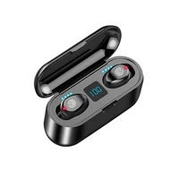 f9 wireless bluetooth 5 0 headset tws in ear sports stereo intelligent touch noise reduction led power display