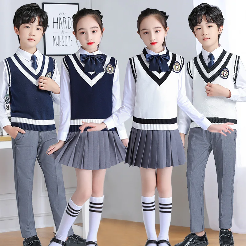 

Kindergarten School Uniform Students Chorus Performance Clothing Children's Chorus Poetry Recitation Performance Clothing