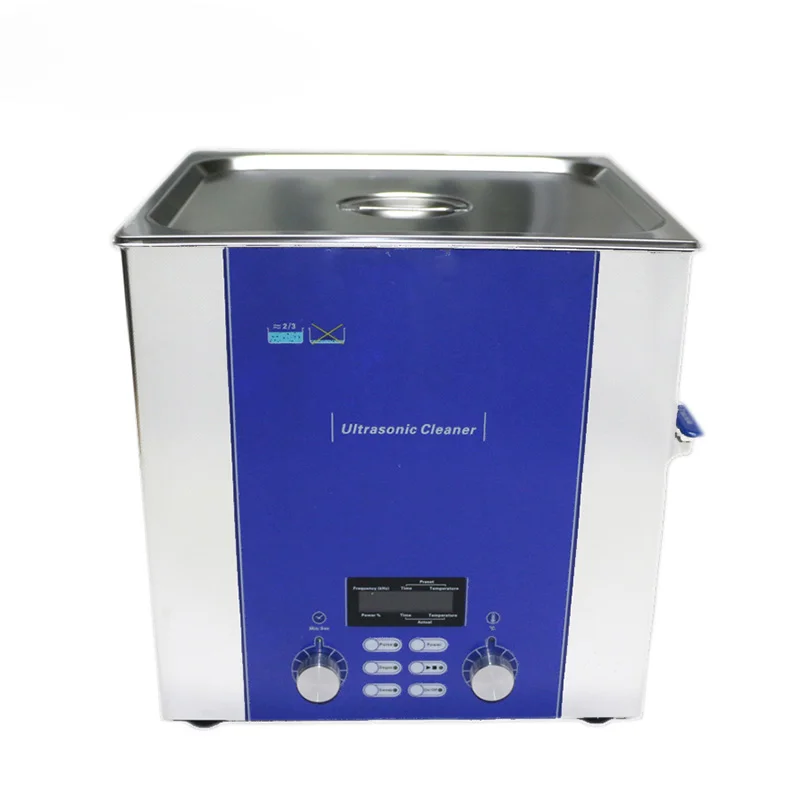 

10L sonic cleaner for eyeglass vinyl records pcb parts with digital timer heater ultrasonic cleaner