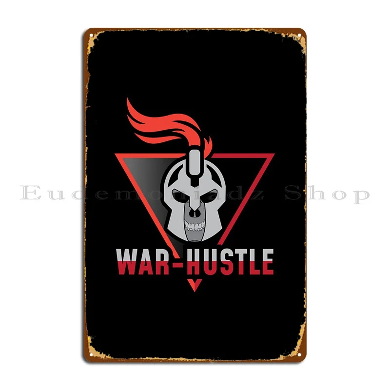 

Винтажный жестяной постер с изображением воина войны