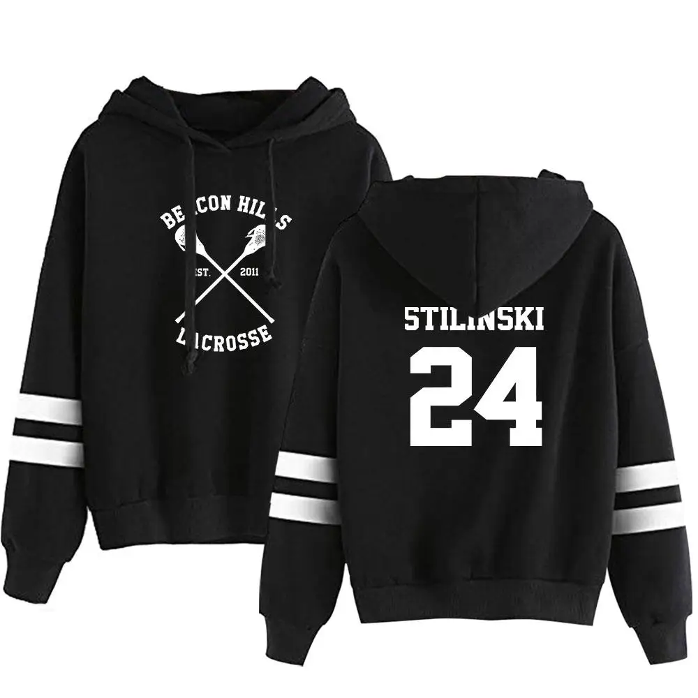 

Teen Wolf Hoodie Unisex Pocketless Sleeve Women Men Sweatshirt Harajuku Streetwear Stilinski 24 Fashion Clothes Oversize