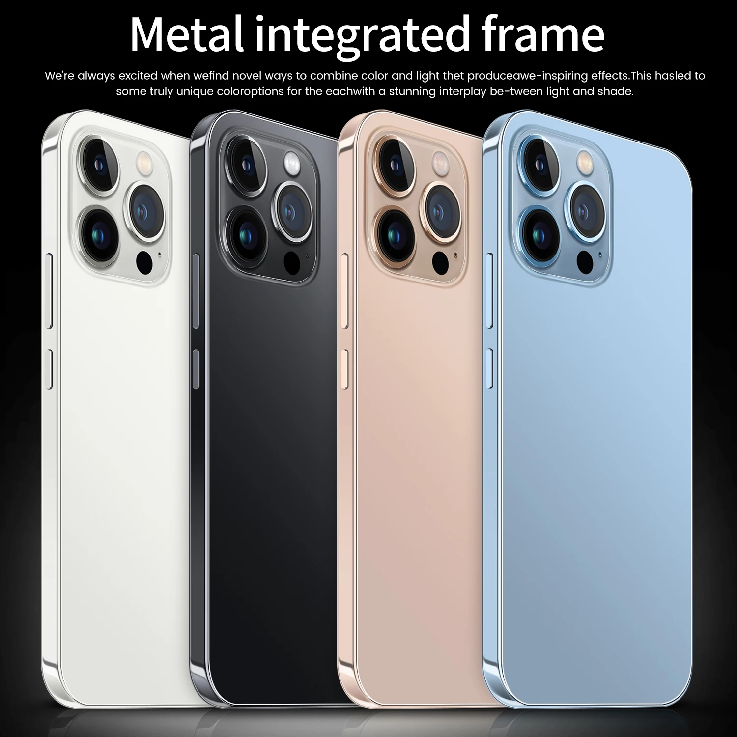 Разблокированный сотовый телефон с двумя SIM-картами i13 Pro Max 6.7 дюйм андроид