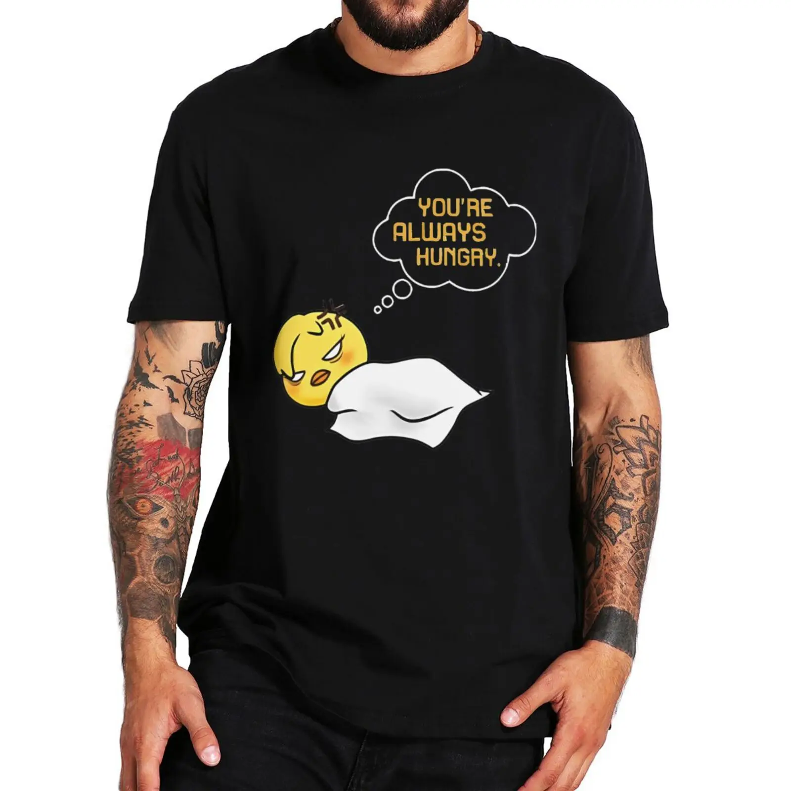 

Футболка унисекс из 100% хлопка с круглым вырезом, с забавными надписями