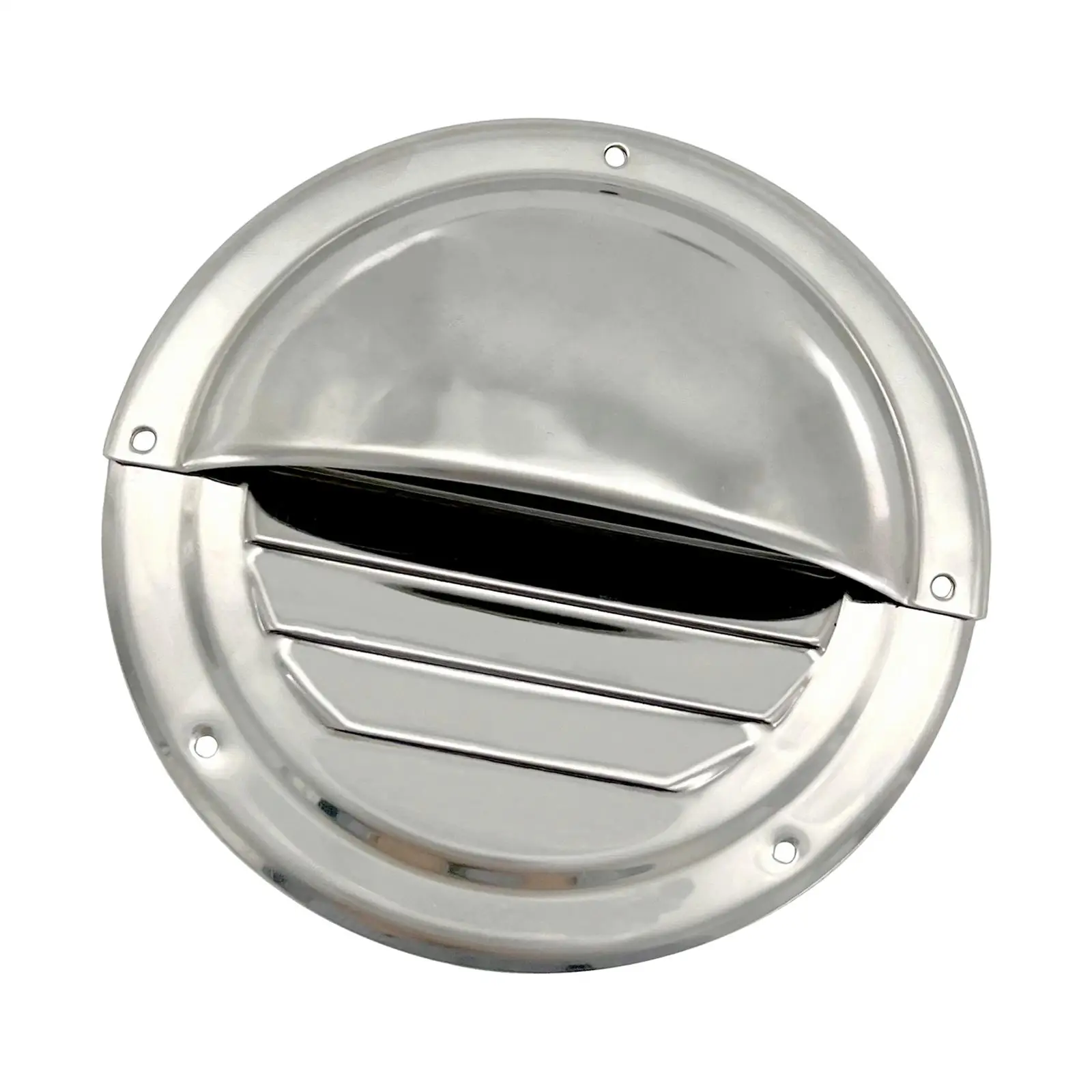 

5" Round Louvered Air Vent, Corrosion Resistant Venting Panel Cover for Boat