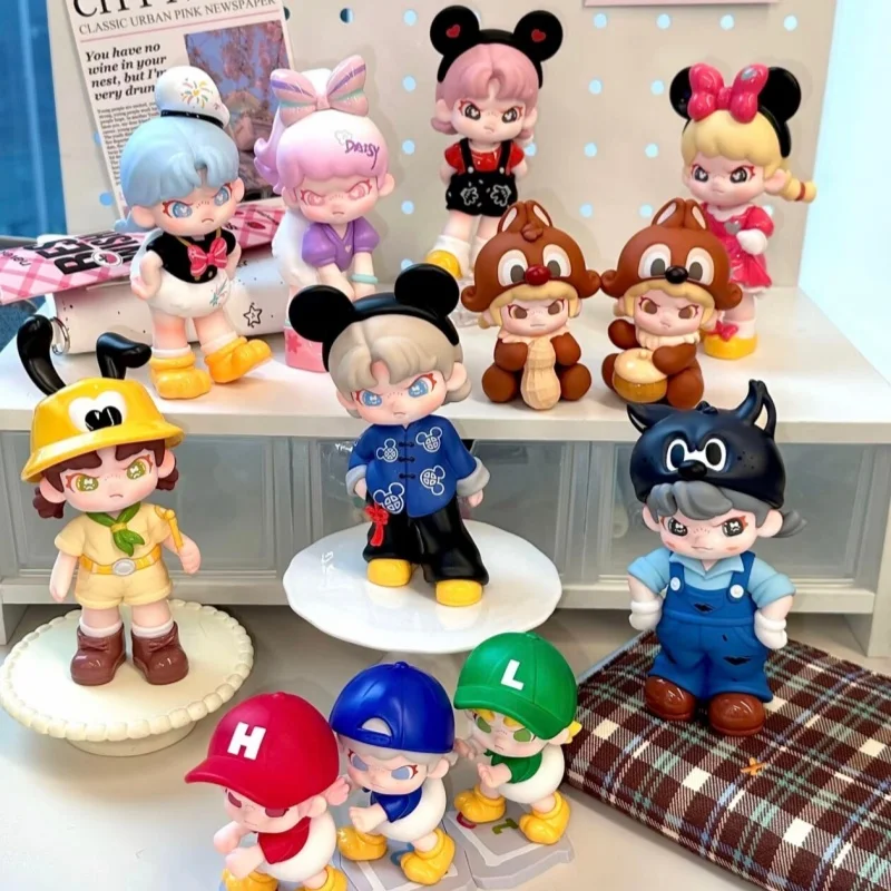 Фото Новая коллекционная фигурка Toptoy Dora Co Branded Mickey Fantasy Time Blind Box: модная арт-игрушка, украшение, подарок для энтузиастов №1