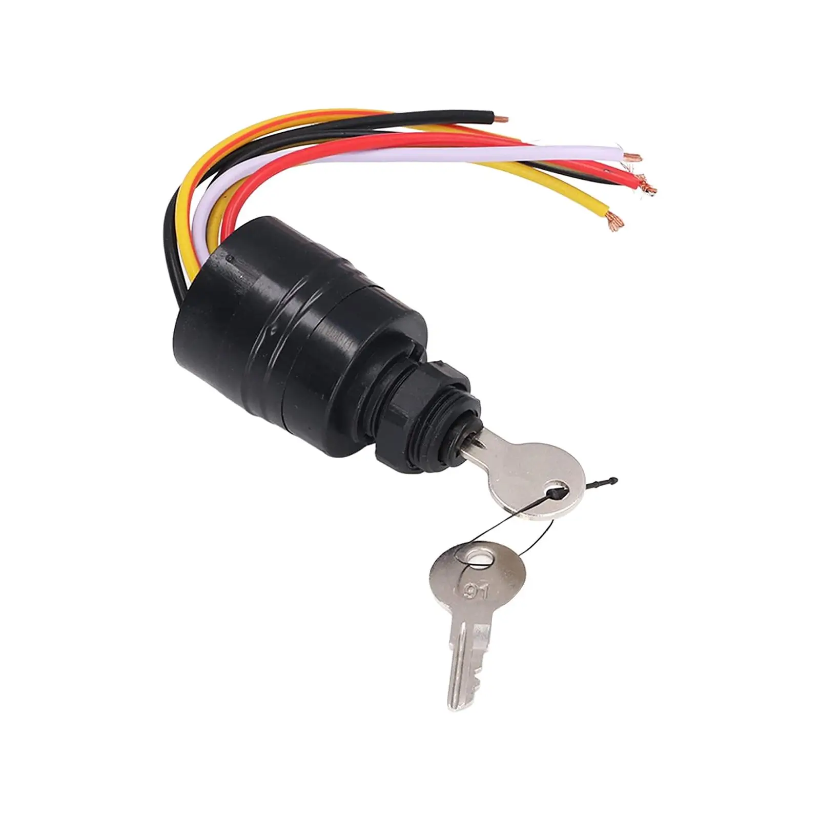 

Ignition Key Switch with Push to Choke Function for Mercury Outboard Sturdy Professional Stable Performance Easy to Install