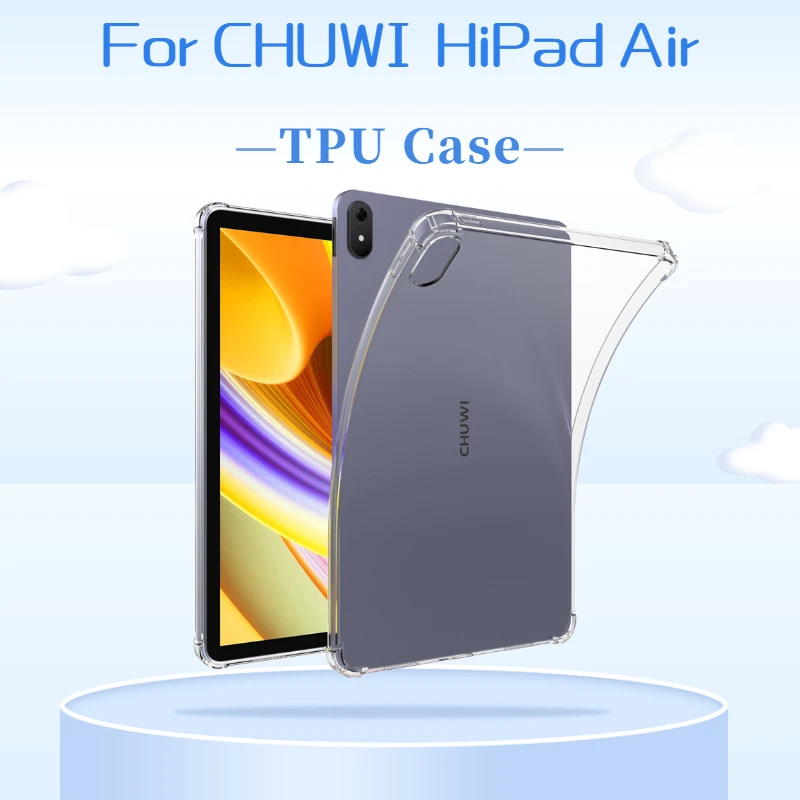 

New TPU Cases For CHUWI HiPad Air 10.3 inch Tablet Protective Cover Airbag Silicone Soft Shell Transparent Cases For HiPad Air