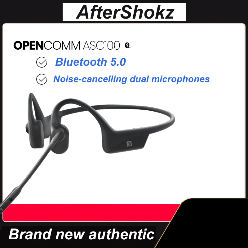 

ASC100/ASC 102 Bone Conduction Bluetooth Call Headset Driving Business Headset OpenComm