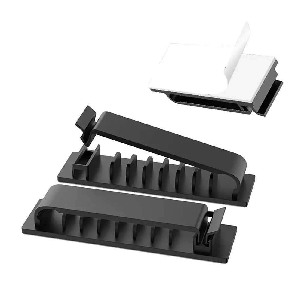 Удобный Настольный держатель кабеля для компьютера самоклеящийся сильная