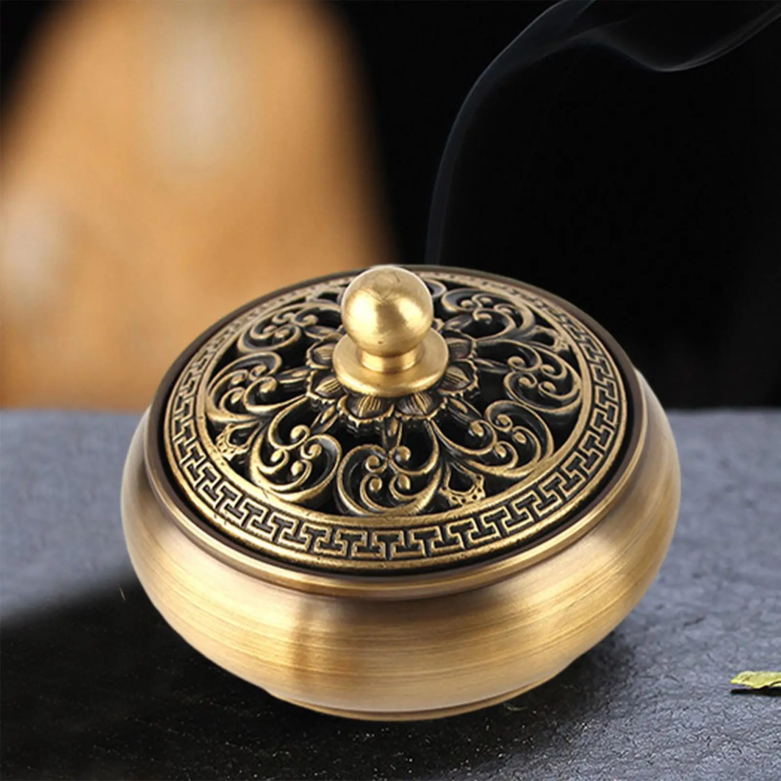 

Copper Incense Burner Aromatherapy Powder Fennel Aroma Furnace