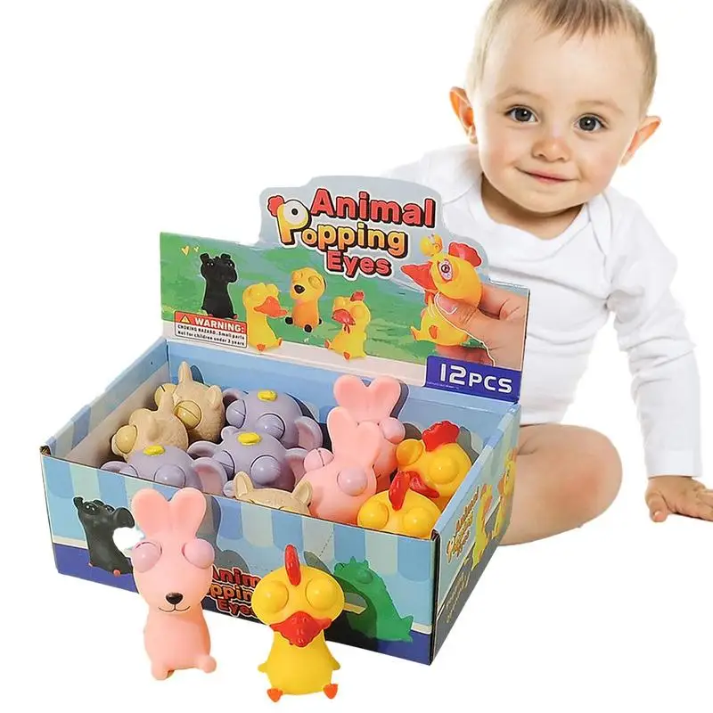 

Funny Animal Poping Eyes Funny Stress Relief Squeeze Toys Antistress Doll Pop Out Fidget Toys Relieve Stress Kids Adult Gifts