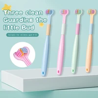 360 degree three sided soft bristle toothbrush deep oral cleaning teeth brushteeth cleaner for 4 12yrs children toothbrush