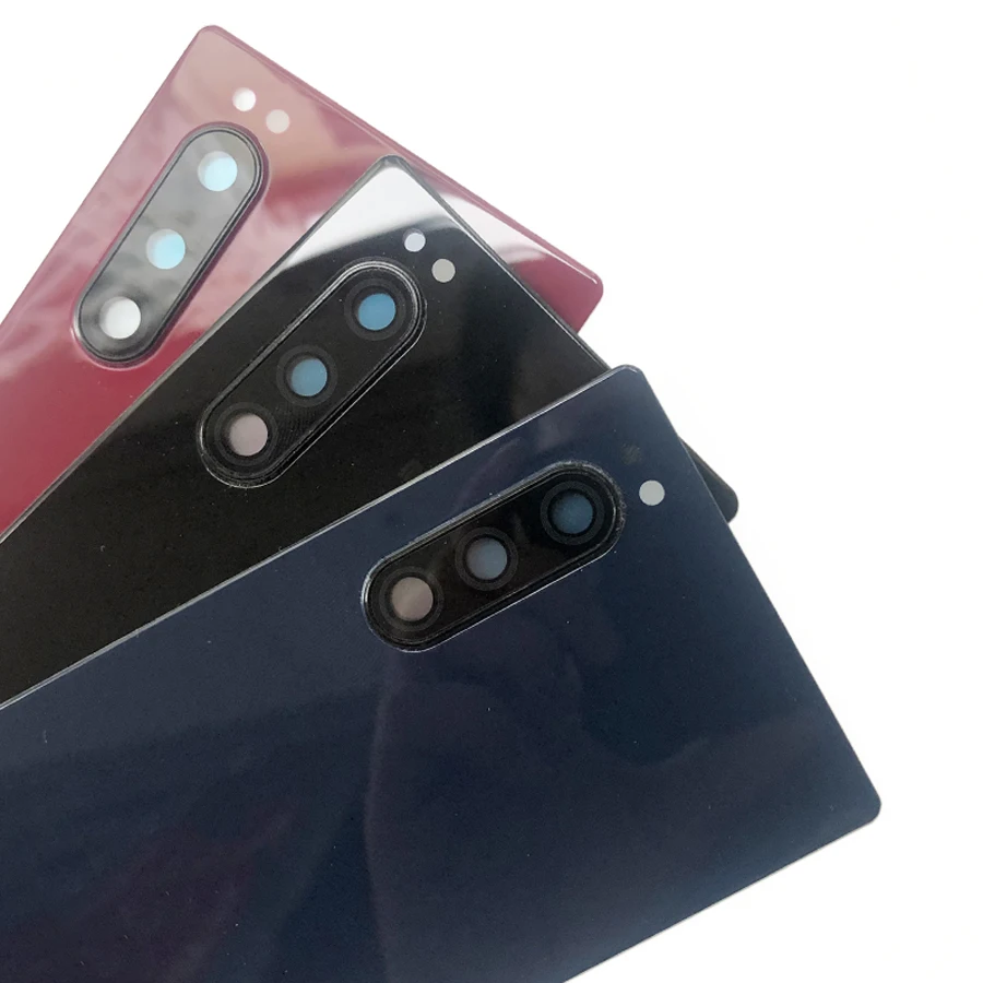 Стекло для Sony Xperia 5 Back J8210 J8270 J9210 Крышка батарейного отсека задняя крышка корпуса