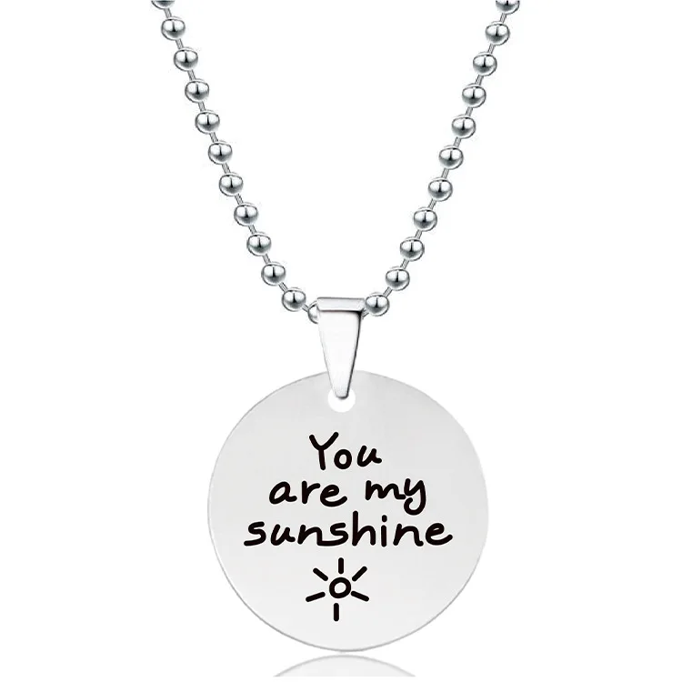 Подвески из нержавеющей стали металлические круглые штампованные пустые