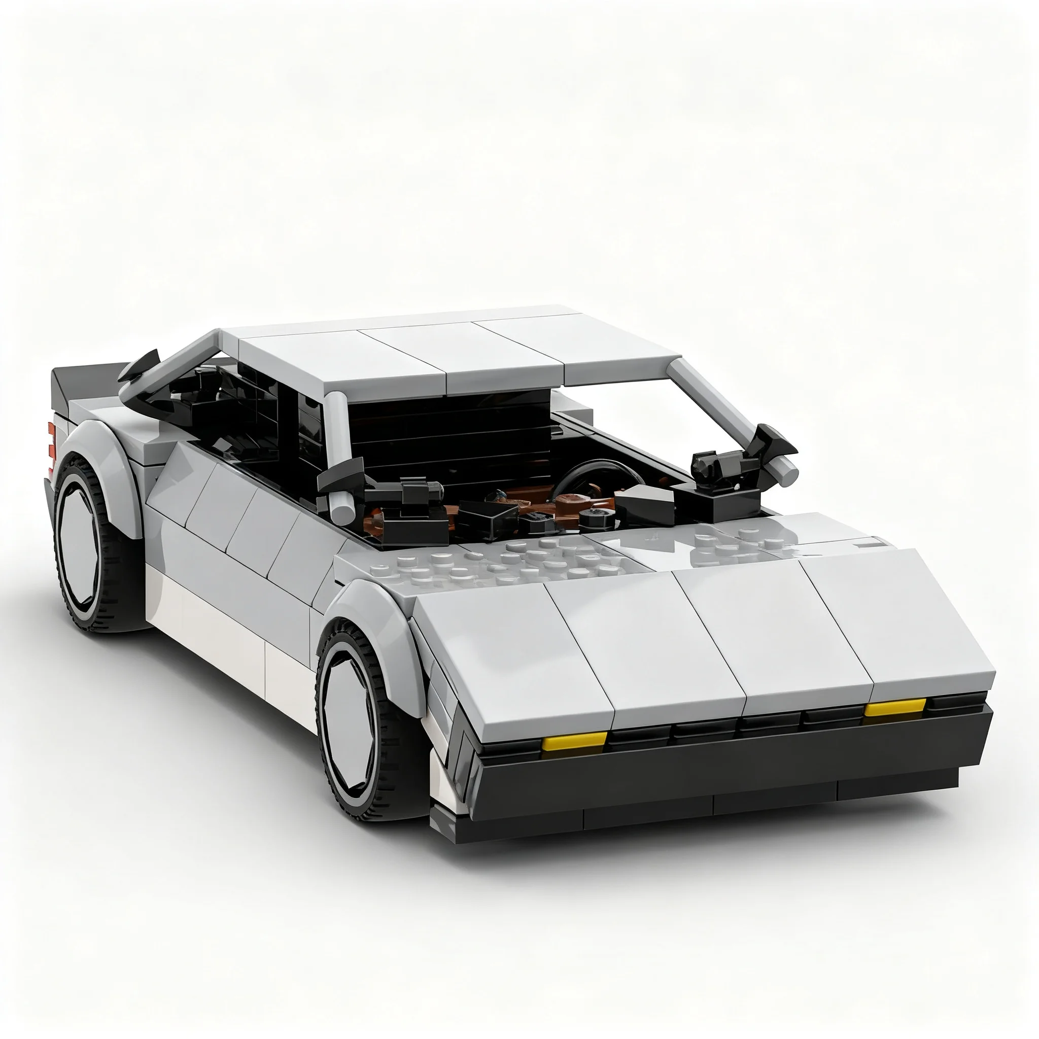 Фото 283 детали MOC City Champions AstonsMartins Bulldog, модель из строительных блоков, рождественские подарки, коллекция художественных изделий, DIY №2