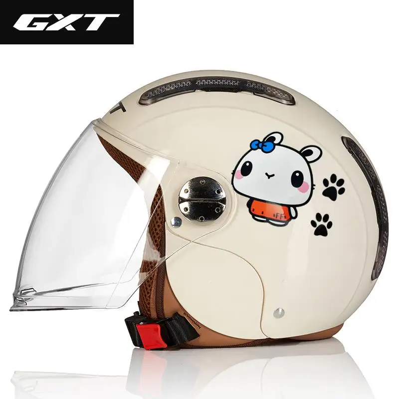 Детский мотоциклетный шлем с открытым лицом 52-56 см |