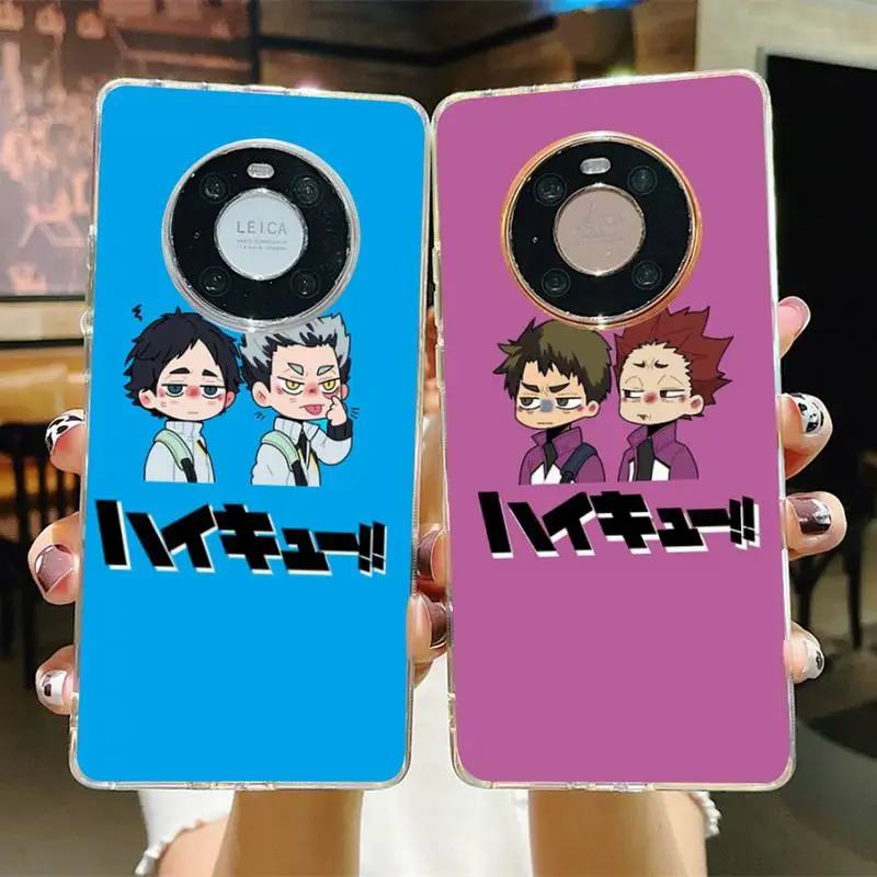 

Anime Haikyuu Love Volleyball Phone Case for Samsung S21 A10 for Redmi Note 7 9 for Huawei P30Pro Honor 8X 10i cover